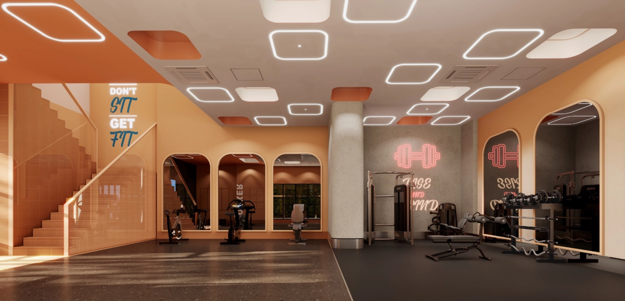 Gymnasium at The Asteriaz